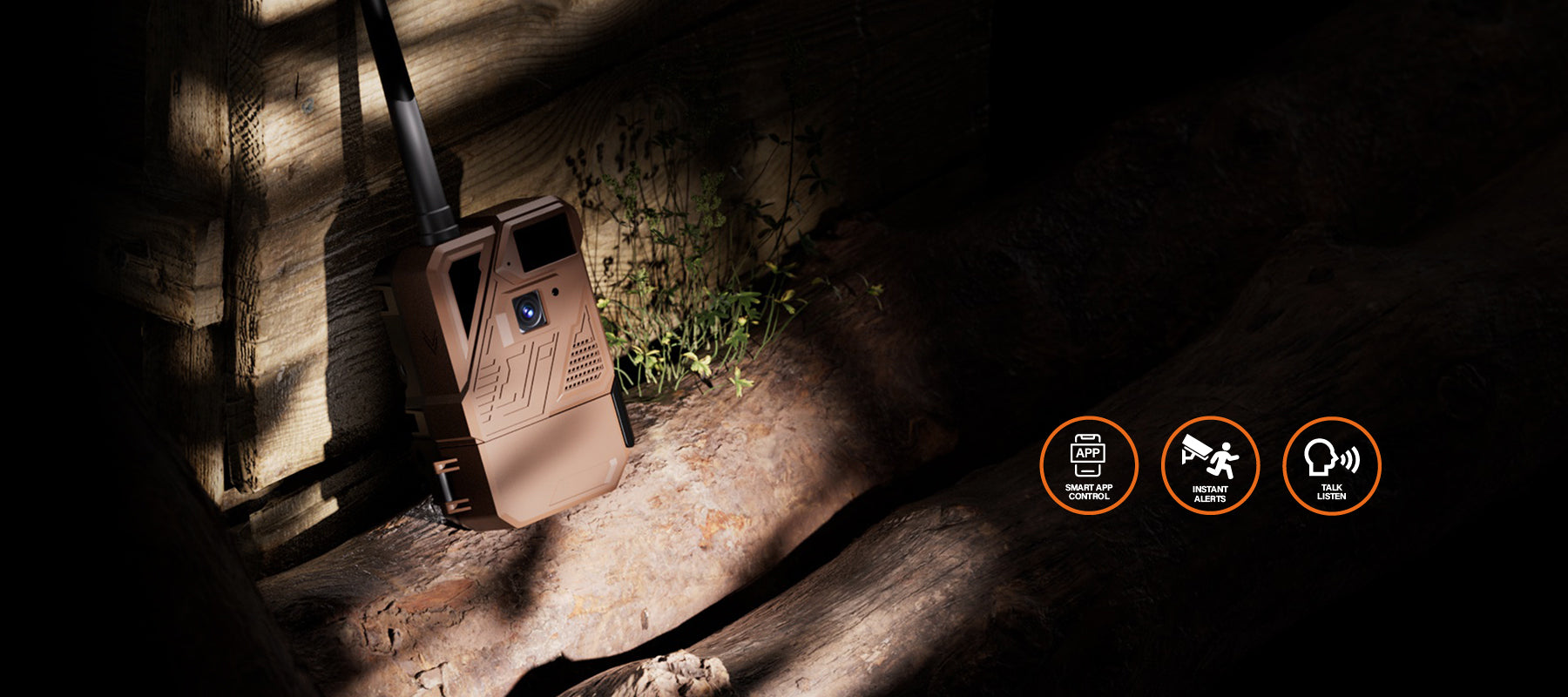 solar cellular trail camera ENQOO Hunt Vision Pro Autumn Brown