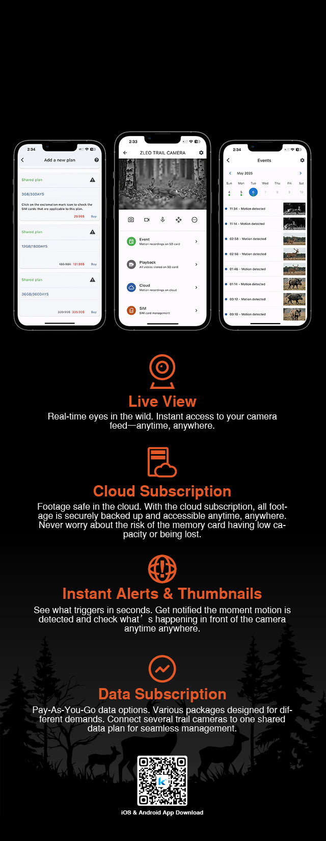 solar cellular trail camera ENQOO APP